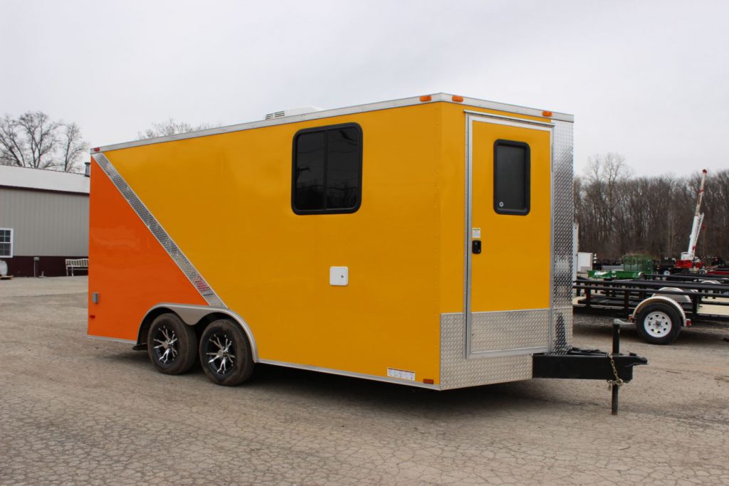 Cargo Concession Trailer in Orange