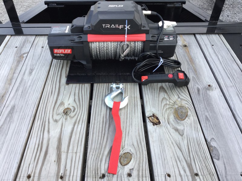 WIRELESS WINCH, 9500 LB, WIRELESS REMOTE, REQUIRES WINCH PLATE, INSTALLATION PRICE VARIES BY TRAILER